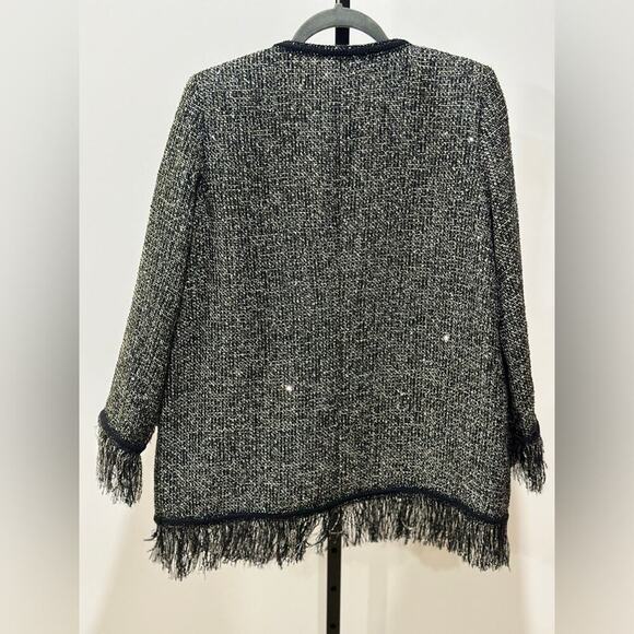 Zara metallic evening jacket. Size S. NWT - Picture 14 of 15